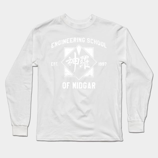 Engineering School of Midgar Long Sleeve T-Shirt by SergioDoe